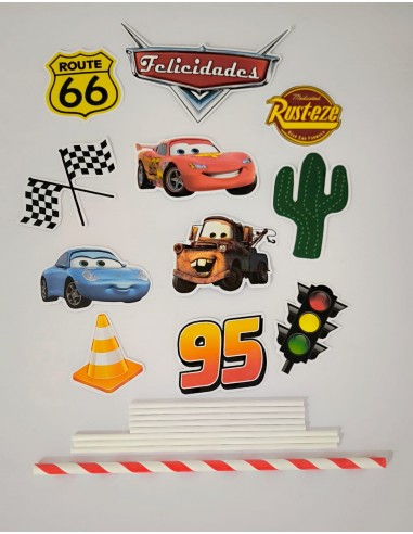Toppers Cars Cartulina