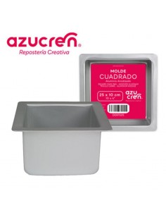 Molde cuadrado extra profundo 25 cm