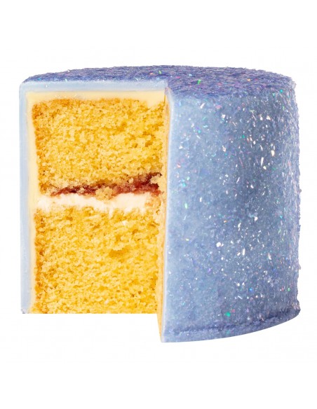 Copos Glitter Iridiscente Comestible Zafiro Lila