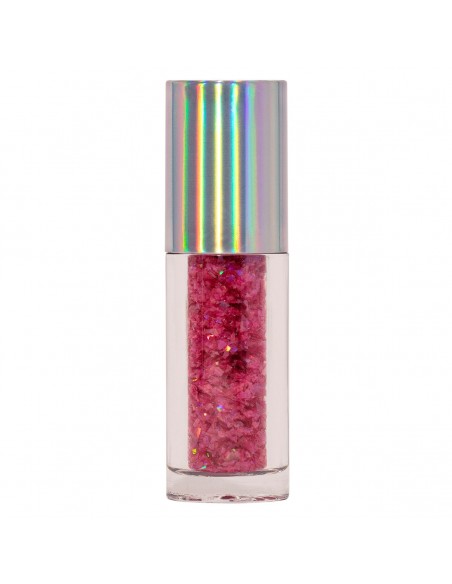 Copos Glitter Iridiscente Comestible Rosa Cuarzo