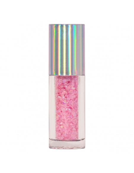 Copos Glitter Iridiscente Comestible Rosa Topacio