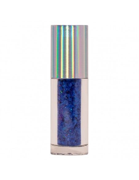 Copos Glitter Iridiscente Comestible Azul Zafiro