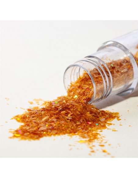 Copos Glitter Iridiscente Comestible Oro