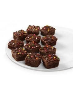 Bandeja horno 12 muffins cuadrados