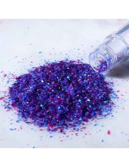 Copos Glitter Iridiscente Comestible Galaxia