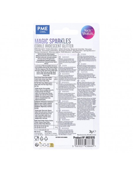 Copos Glitter Iridiscente Comestible Head in the Clouds