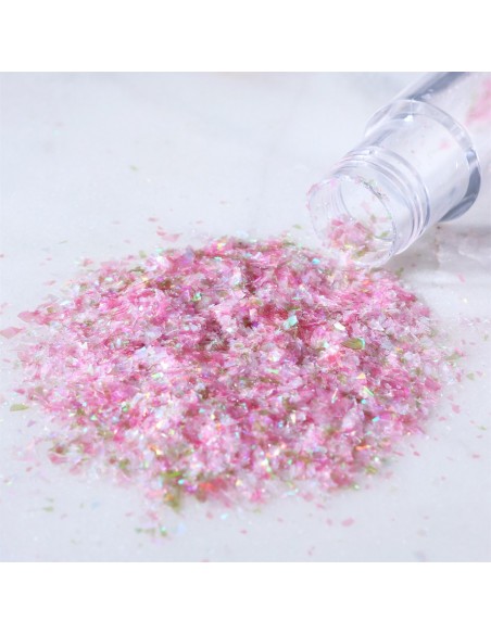 Copos Glitter Iridiscente Comestible Fairy Flowers