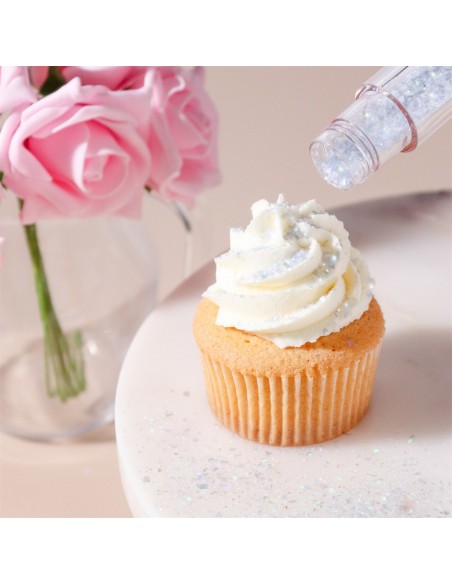 Copos Glitter Iridiscente Comestible Diamante