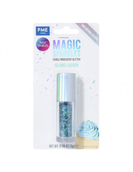 Copos Glitter Iridiscente Comestible Laguna
