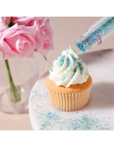 Copos Glitter Iridiscente Comestible Laguna
