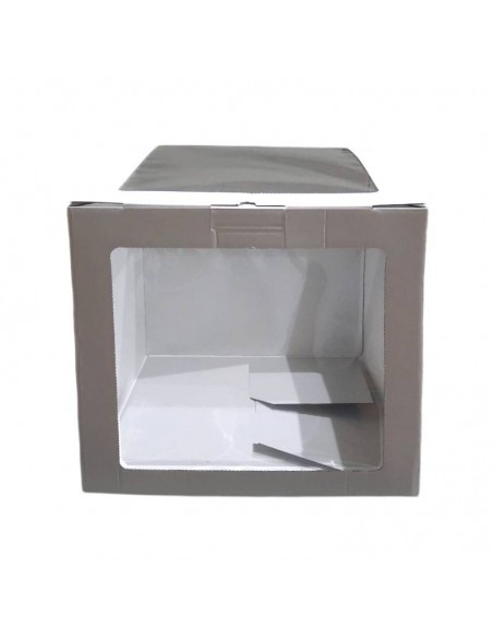 Caja para Tarta 35 cm con Dos Ventanas