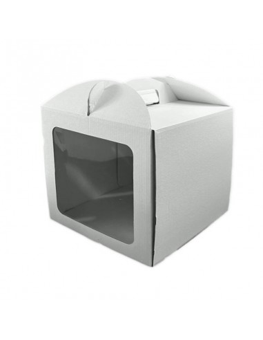 Caja con Asa y Ventana 30 x 30 cm