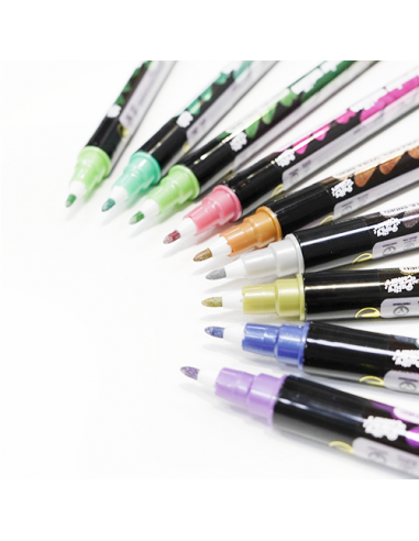 Rotulador Alimentario Metalizado Doble Punta