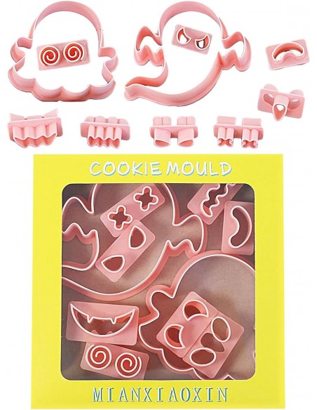 Cortadores fantasmas con marcadores de ojos y bocas intercambiables