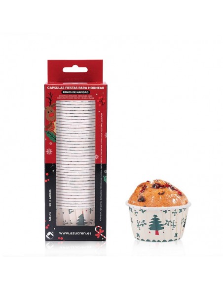 Cápsulas Abetos de Navidad con Pliegues