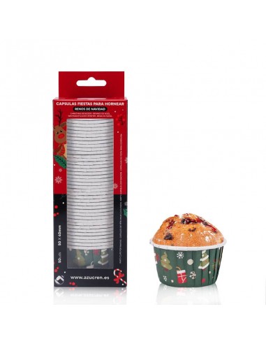 Cápsulas de Navidad con Pliegues