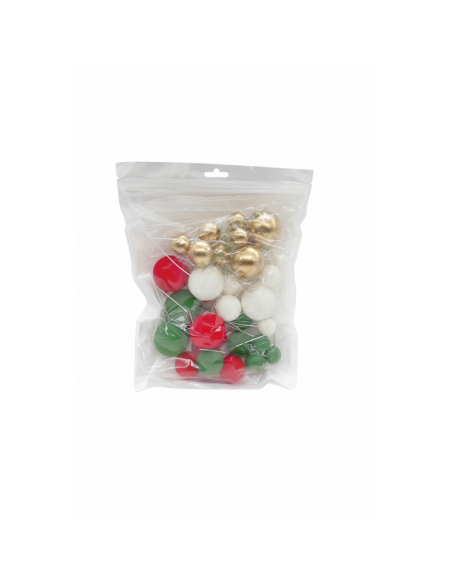 Set 32 Bolas Decorativas Mix Navidad Azucren