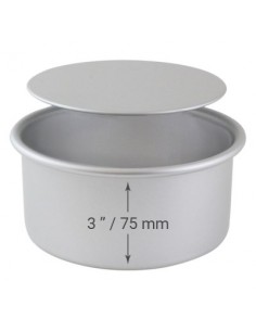 Molde de aluminio 25 cm PME base extraíble