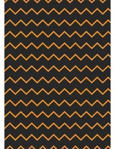 Papel de azúcar Halloween chevron Nº 108