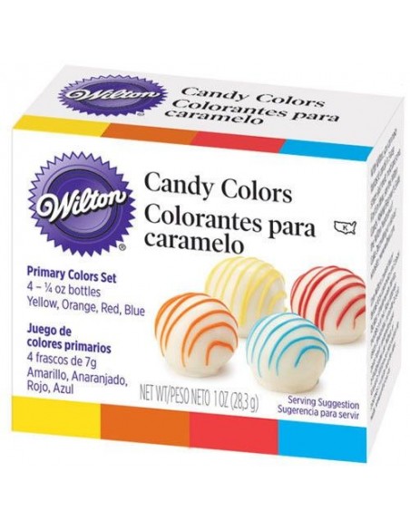 Set 4 Colorantes para Chocolate Wilton