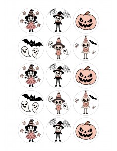 Papel de azúcar Halloween cute