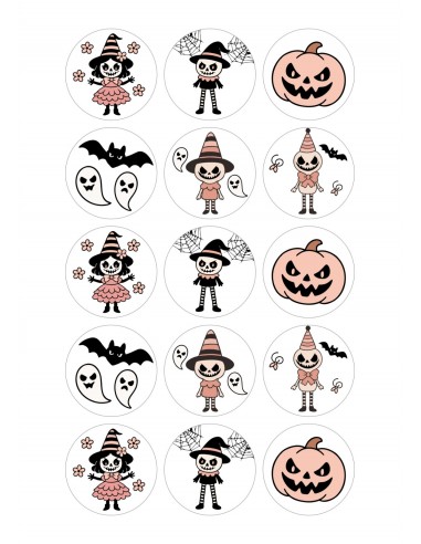 Papel de azúcar Halloween cute