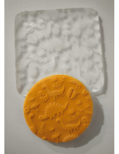 Sello dibujos Dinosaurios para fondant