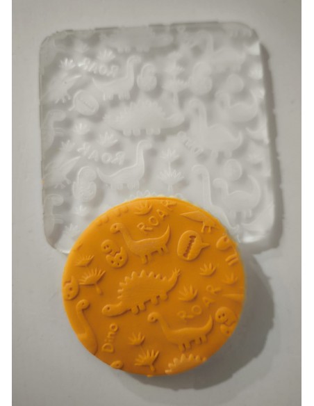 Sello dibujos Dinosaurios para fondant