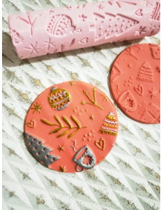 Rodillo marcador Navideño 3D