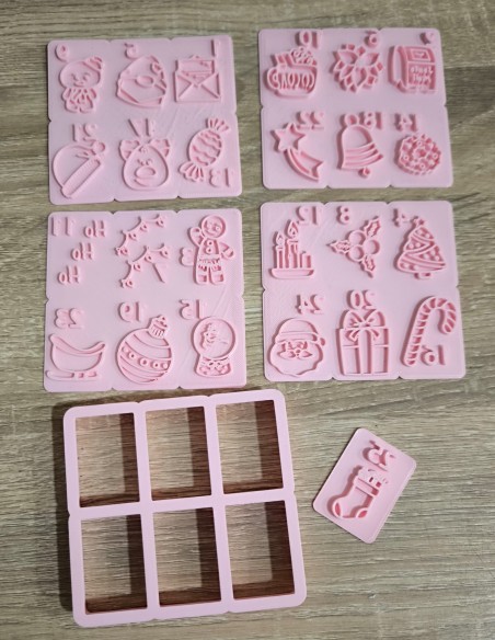 Set Multicortador con Marcadores Calendario de Adviento