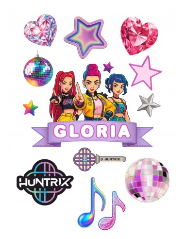 Papel Comestible Figuras K-Pop Huntrix
