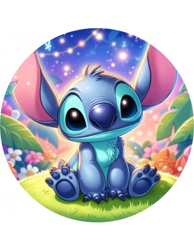 Papel Comestible Stitch para tarta 20cm