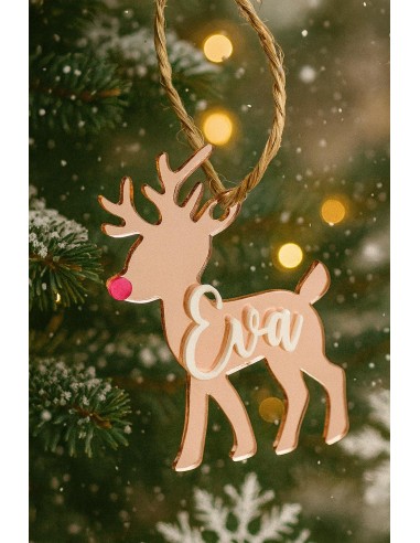 Adorno para el Árbol Reno Personalizado