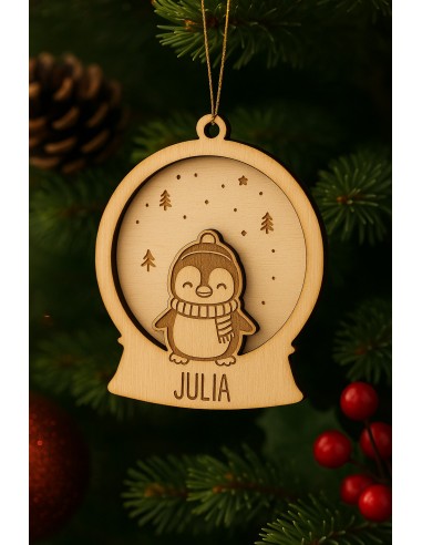 Adorno para el Árbol Animales Navideños con Nombre