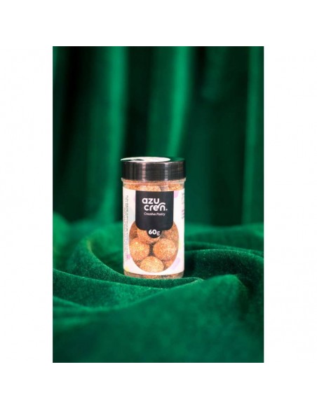 Bolas de Azúcar Glitter Oro