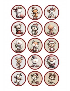 Papel comestible Navideño para Galletas