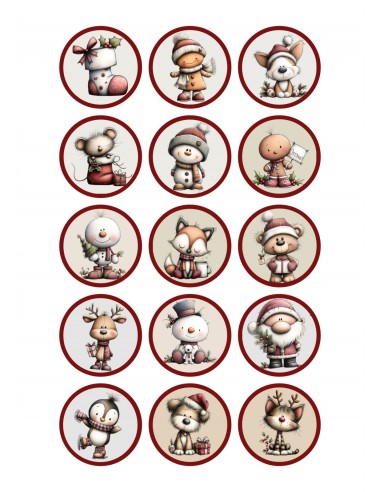 Papel comestible Navideño para Galletas