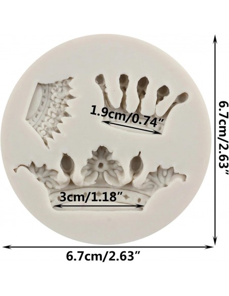 Molde de silicona coronas