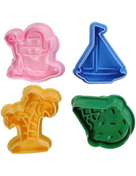 Set 4 Cortadores con Expulsor Verano