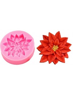 Molde Silicona Flor Pascua