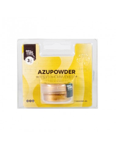 Colorante en polvo oro nuevo 3 gr Azupowder