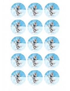Papel de azúcar Olaf para galletas Nº113