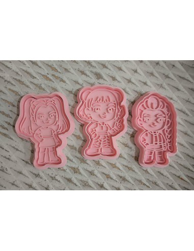 Set 3 Cortadores Guerreras K-Pop (Demon Hunters)