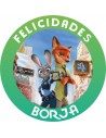 Papel Comestible Zootropolis Personalizado para Tarta