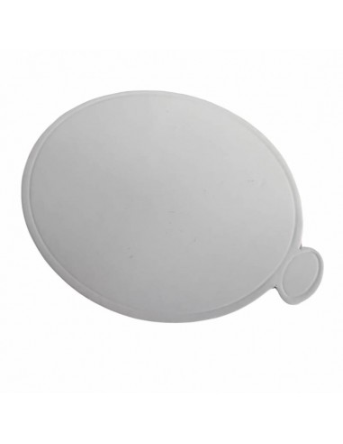 Base de Cartón (Rodal) Blanco con pestaña 8 cm