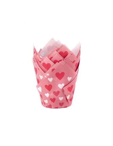 Cápsulas Muffins Corazones