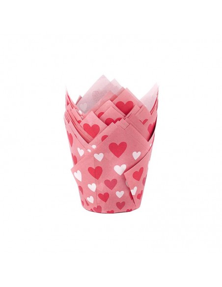 Cápsulas Muffins Corazones