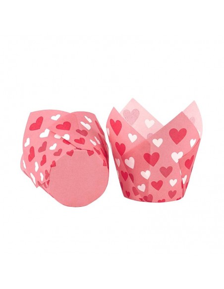 Cápsulas Muffins Corazones