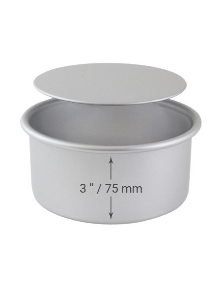 Molde de aluminio 15 cm PME base extraíble