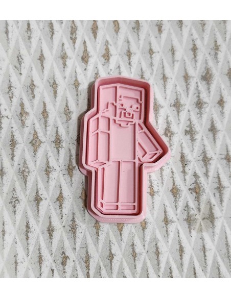 Cortador Steve Minecraft con Marcador